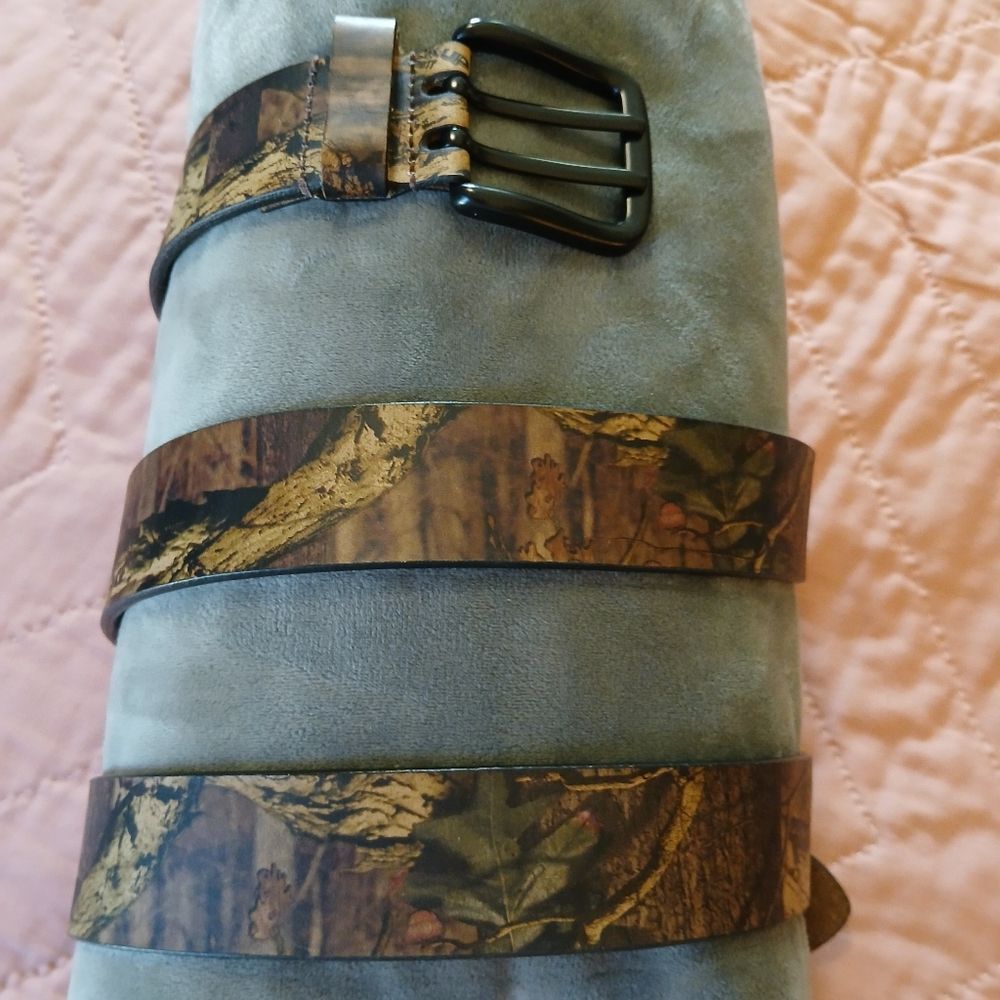 Camouflage Men's Leather Belt 52